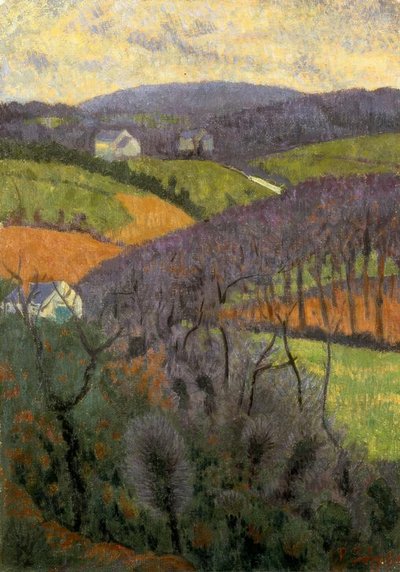 P.Sérusier, La vallée mauve / Gemälde, 1917 od Paul Sérusier