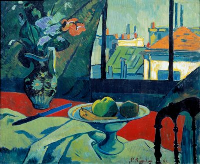 Zátiší, umělecká dílna Malba Paula Serusiera (1863-1927) 1891 Sun. 0,6x0,73 m Paříž, musee d