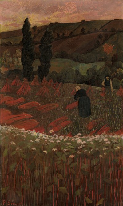 Sklizeň pohanky od Paul Sérusier