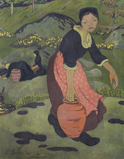 Mladá Bretaňka se džbánem, 1892 od Paul Sérusier