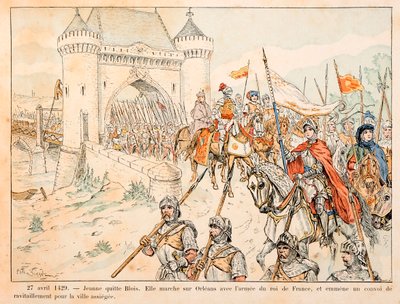Ilustrace převzatá z knihy „“ Jeanne d