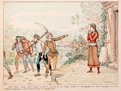Ilustrace převzatá z knihy „“ Jeanne d