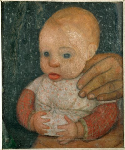 Dítě a ruka matky od Paula Modersohn-Becker