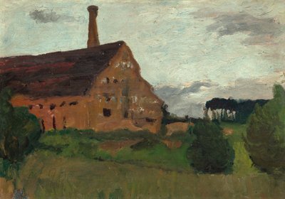 Stará továrna od Paula Modersohn-Becker