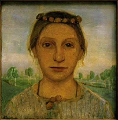 Portrét sestry Hermy od Paula Modersohn Becker