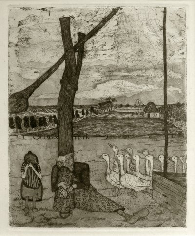 Pohádka o ztracené huse od Paula Modersohn Becker