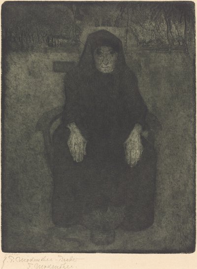 Stará žena od Paula Modersohn Becker