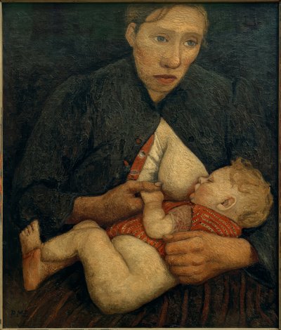 Kojící matka od Paula Modersohn Becker