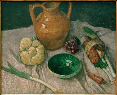 Zátiší se zeleninou a kameninou od Paula Modersohn Becker