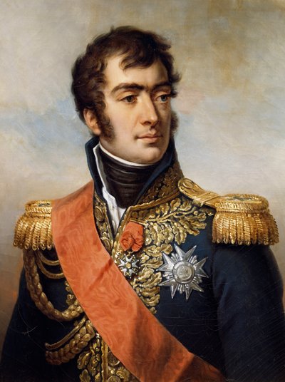 Portrét Auguste Frederic Louis Viesse de Marmont od Paulin Jean Baptiste Guerin