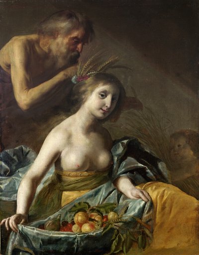 Vertumnus a Pomona, polovina 17. století (olej na plátně) od Paulus Bor