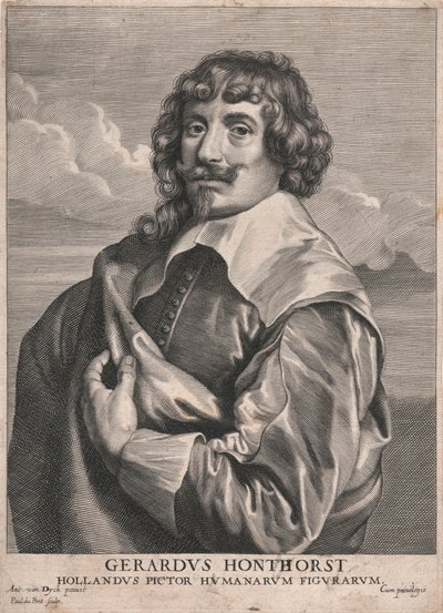 Gerardus Honthorst, holandský malíř lidských postav od Paulus Pontius