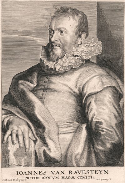 Joannes van Ravesteyn, malíř ikon haagského hraběte od Paulus Pontius