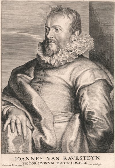 Joannes van Ravesteyn, malíř ikon haagského hraběte od Paulus Pontius