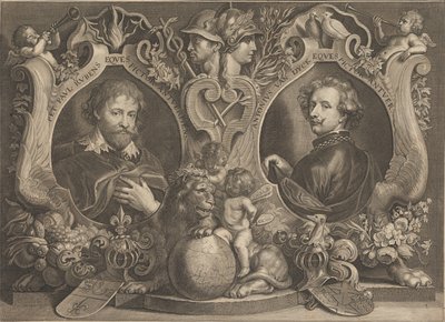Paulus Pontius - Antonius Van Dyck Eques a Peter Paul Rubens Eques - Google Art Project od Paulus Pontius