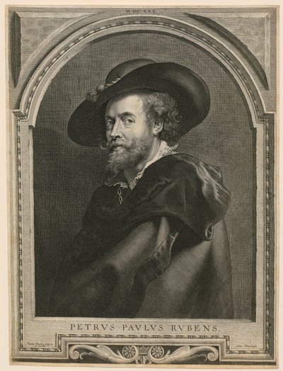 Portrét Petra Paula Rubense od Paulus Pontius