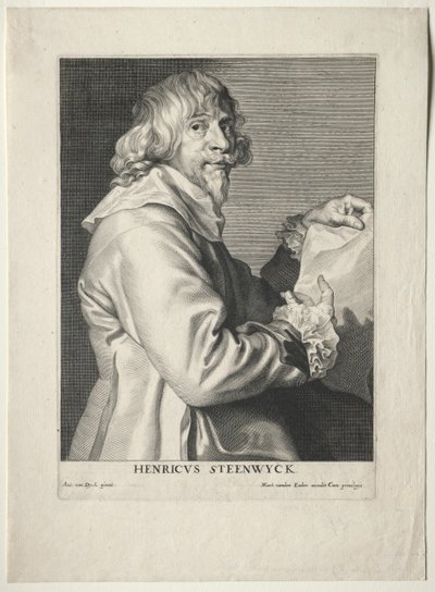 Portrét Henri van Steenwyck. od Paulus Pontius