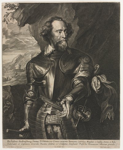 Portrét Jindřicha, hraběte van den Berghe od Paulus Pontius