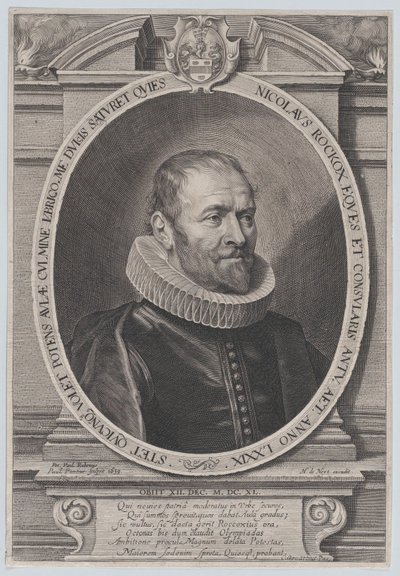 Portrét Nicholaese Rockoxe, 1639., 1639. od Paulus Pontius