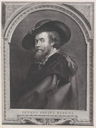 Portrét Petera Paula Rubense, 46 let, 1630., 1630. od Paulus Pontius