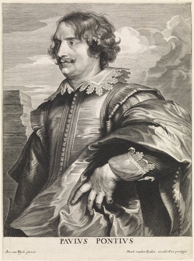 Portrét rytce Paula Pontia od Paulus Pontius