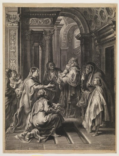 Prezentace v chrámu od Paulus Pontius