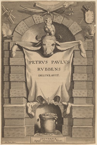 Titulní strana od Paulus Pontius after Sir Peter Paul Rubens