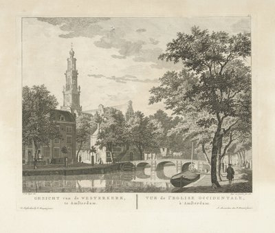 Pohled na Westerkerk a Westerhal, při pohledu z Keizersgracht Pohled na Westerkerk v Amsterdamu / Vue de l