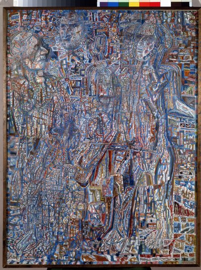 ""Postavy"" (lidé) Malba Pavla Nikolajeviče Filonova (1883-1941) 1930 Státní ruské muzeum, Petrohrad od Pawel Nikolajewitsch Filonow