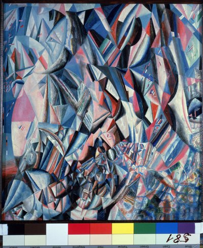 Triumf nad věčností. Obraz Pavla Nikolajeviče Filonova (1883-1941), olej na dřevě od Pawel Nikolajewitsch Filonow