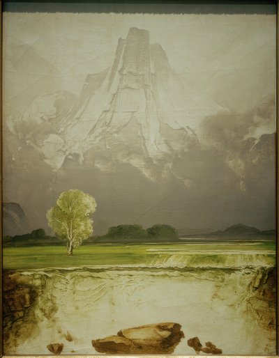 Hora Štětin s břízou od Peder Balke