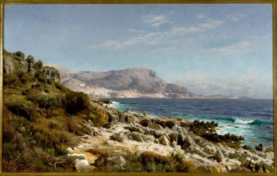 Pobřeží poblíž Monte Carla od Peder Monsted
