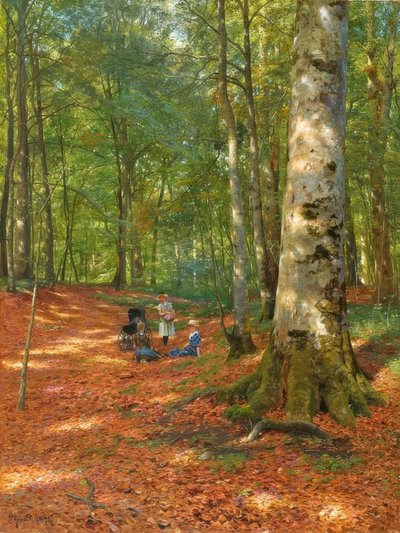 P.Mönsted, Na lesní mýtině od Peder Monsted