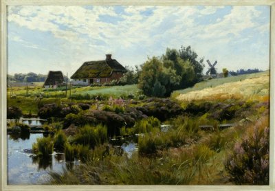 Letní den v zemi od Peder Monsted