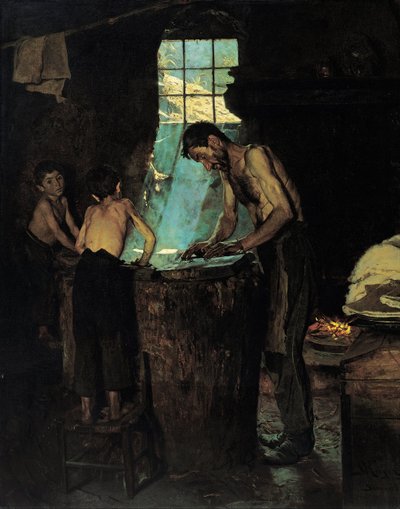 Italští vesničtí kloboučníci od Peder Severin Krøyer
