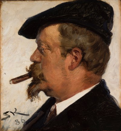 Portrét Vilhelma Rosenstanda od Peder Severin Krøyer