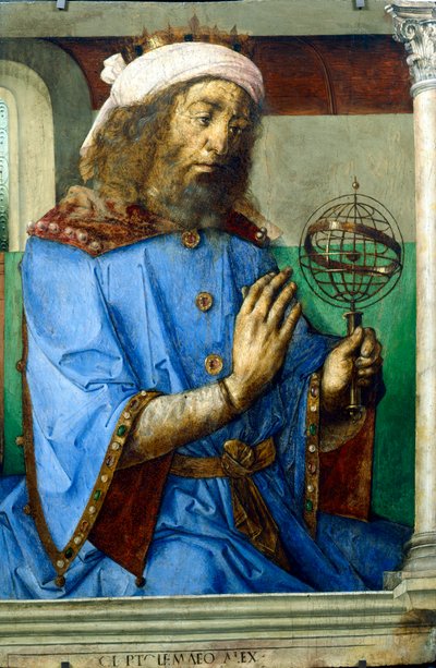 Ptolemaios, alexandrijský řecký astronom a geograf, konec 15. století od Pedro Berruguete