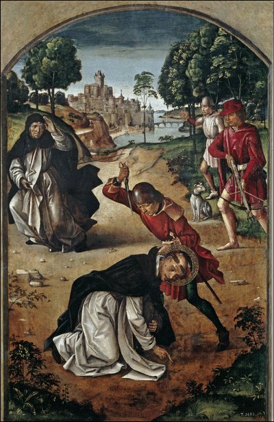 Smrt svatého Petra z Verony, 1493-1499 od Pedro Berruguete