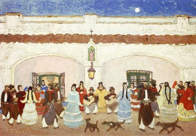 Tanec na nádvoří; Tanec na nádvoří od Pedro Figari