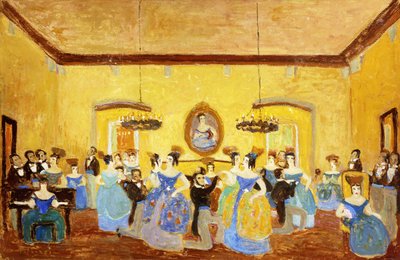 Koloniální menuet; El Minue Colonial od Pedro Figari