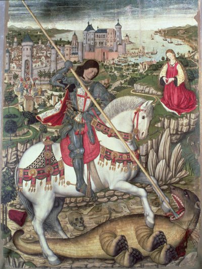 Svatý Jiří a drak od Pedro Nisart