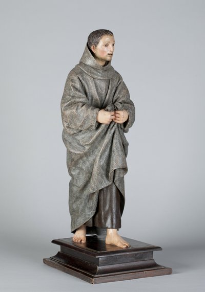 San Diego z Alcaly, kolem 1665-70 (polychromované dřevo) od Pedro de Mena