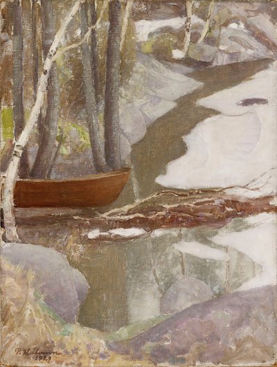 Jarní krajina, 1929. od Pekka Halonen