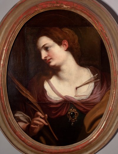 Obraz Saint Beard od Pellegro Piola (nebo Pellegrino Piola) (1617-1640) od Pellegrino Piola