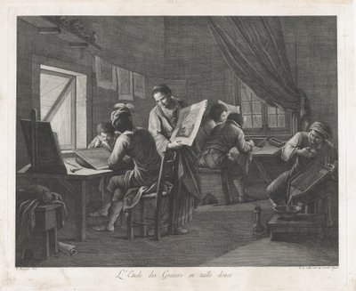 Grafická dílna, 1750-1800., 1750-1800. od Pellegrino dal Colle