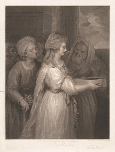Paní Seaforth as, Tuccia - Vestálská panna od Peltro W. Tomkins