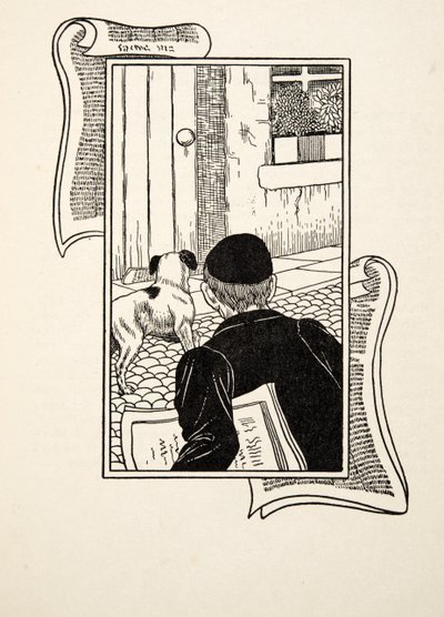 A Newsman Extraordinary, od Sto anekdot o zvířatech, hospoda. 1924 od Percy J. Billingshurst