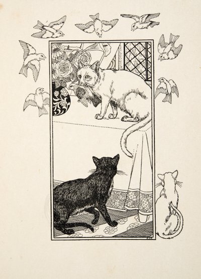 Jedinečná interpozice, od Sto anekdot o zvířatech, pub. 1924 (rytina) od Percy J. Billingshurst