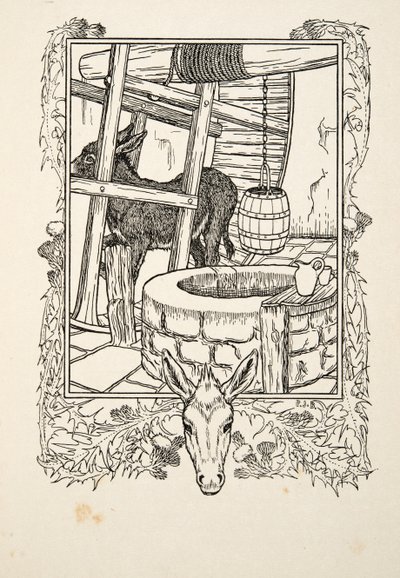 Kreslení vody, ze sta anekdot o zvířatech, hospoda. 1924 od Percy J. Billingshurst