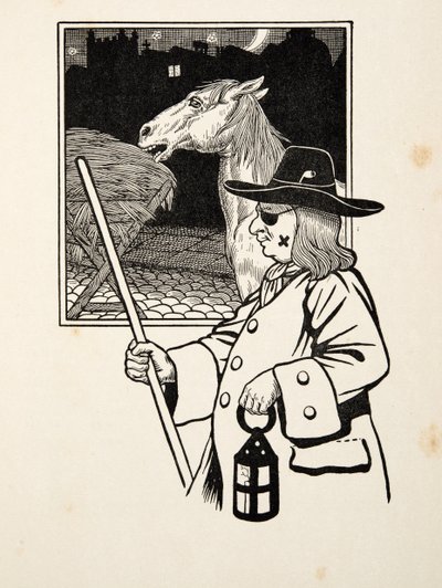 Shánění potravy, od Sto anekdot o zvířatech, hospoda. 1924 od Percy J. Billingshurst